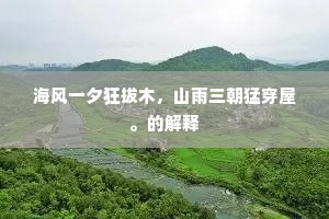满汀山雨衣裳湿，宋玉愁多赋未工。的解释