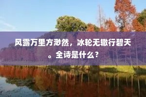 老泪纵横成语的释义