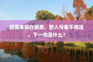 三百篇后无继者，始作离骚绍风雅。下一句是什么？