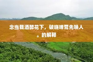 露尾藏头成语的释义