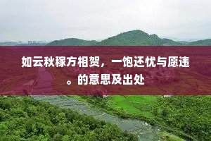 沐雨栉风成语的解释