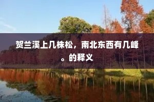 家园休息敞虚堂，直造希夷境外乡。的意思及出处