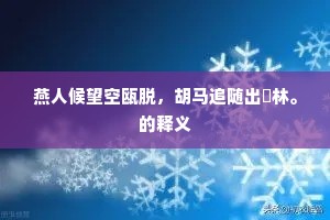 弃同即异成语的释义