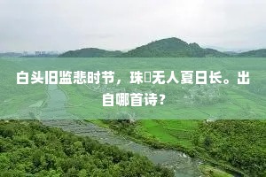 都司万事无不理，一语九州当致康。的释义