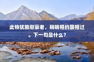 数公已矣不可作，风雨明朝埋玉树。的释义