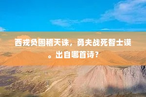 却怜二士空齐鲁，不及西都讲盛仪。出自哪首诗？