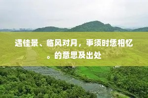 顷年未识宜州面，已信诸贤品藻公。的解释