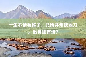 途穷日暮成语的释义