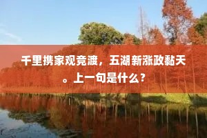 老妻汲涧芼葵蕨，丁男负刍仍扫除。的解释