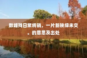 吞舟是漏成语的解释