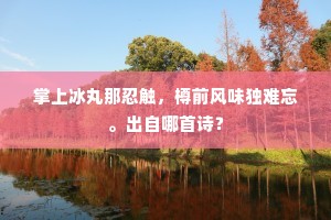 使我一麾从此逝，胜游当不减君时。的意思及出处