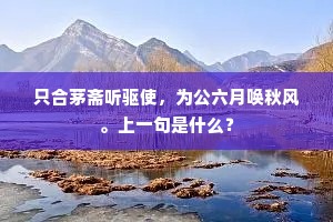 洗耳拱听成语的解释