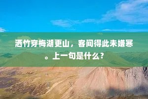 滔滔世路方同骛，何日相期问耦耕。上一句是什么？