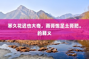 报答风光吾老矣，小窗读易静焚香。的释义