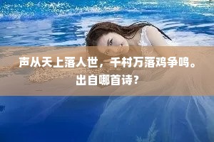 窗间常作三独坐，琴上时弹一再行。出自哪首诗？