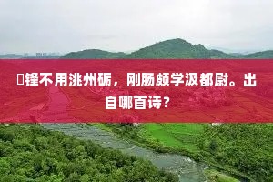 老去把茅依地主，有瓦盆盛酒荷包饭。下一句是什么？