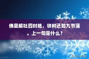 星旗电戟成语的解释