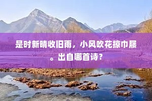 中齐胜境，东藩和气，自有名园佳丽。的释义