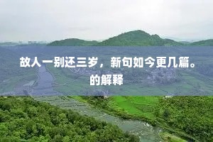 更多嘱多情，多愁杜宇，多诉断肠语。出自哪首诗？