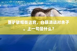 被黄花数丛，白云几峰，惊觉周公梦。的意思及出处