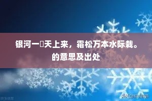 即景诗千韵，飞空剑一双，月满秋江。的意思及出处