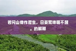 遗世独立成语的解释