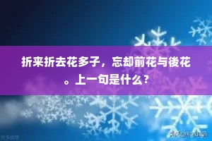 【挂金索】业缘心肠，那烦恼何时彻。上一句是什么？