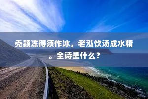 待好好归来，携筒载酒，同访子云去。全诗是什么？