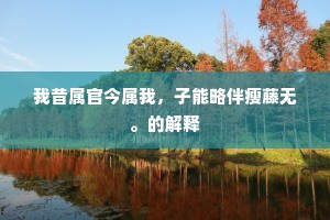 自取咎戾成语的解释
