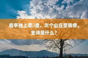 起来袖手怯寒添，冷落文楸掩玉奁。全诗是什么？