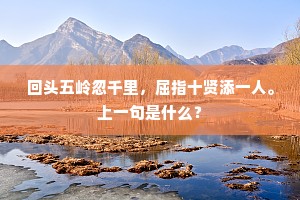 千里犹面成语的解释