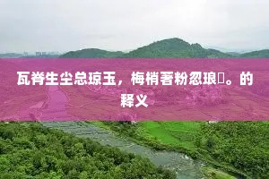武陵春水绿堪染，就中亦有桑麻郊。上一句是什么？