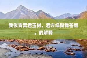 潜移默化成语的解释