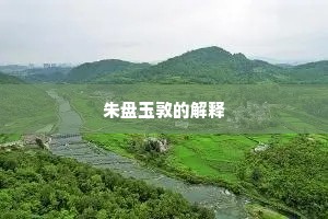 朱盘玉敦的解释