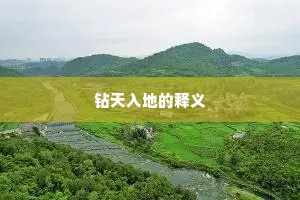 钻天入地的释义