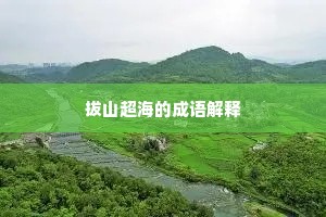 拔山超海的成语解释