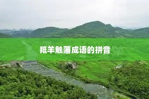 羝羊触藩成语的拼音