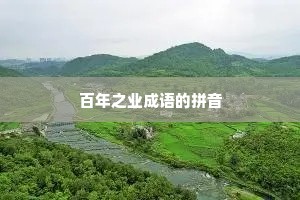 百年之业成语的拼音