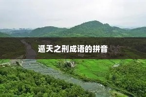 遁天之刑成语的拼音