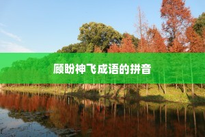 顾盼神飞成语的拼音