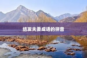 结发夫妻成语的拼音