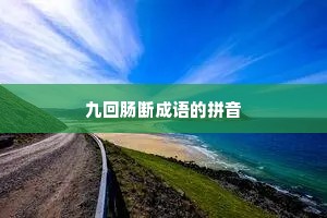 九回肠断成语的拼音