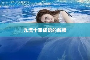 九流十家成语的解释