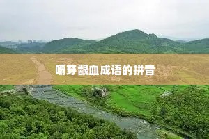 嚼穿龈血成语的拼音
