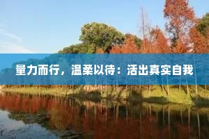量力而行，温柔以待：活出真实自我