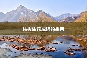 枯树生花成语的拼音