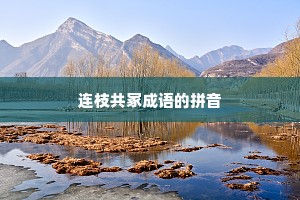 连枝共冢成语的拼音