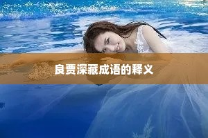 良贾深藏成语的释义