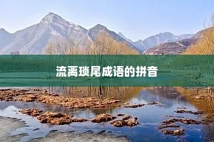 流离琐尾成语的拼音