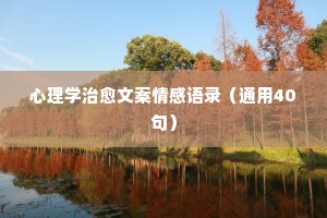 年轻人情感句子经典语录（精选8篇）